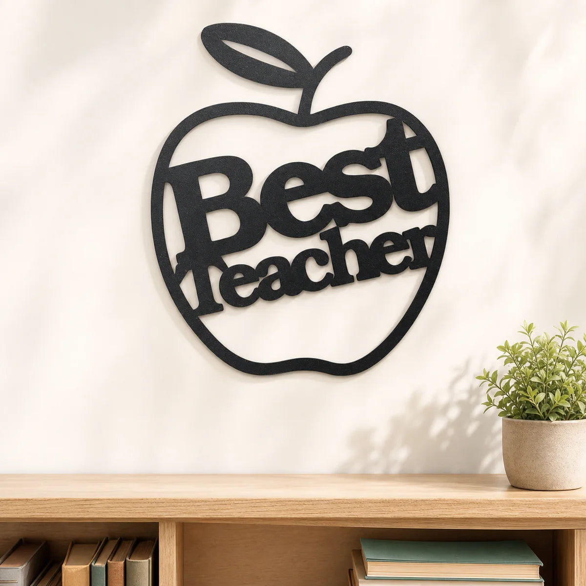 Best Teacher Sign | Personalized Steel Wall Art | Made in USA