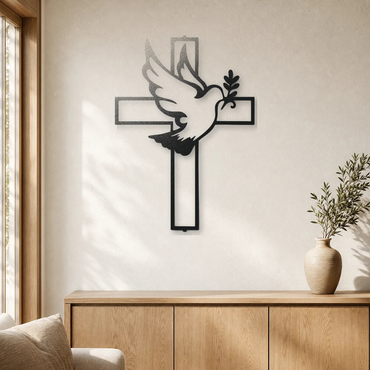 Peaceful Dove Sign | Custom Steel Wall Art | Made in USA