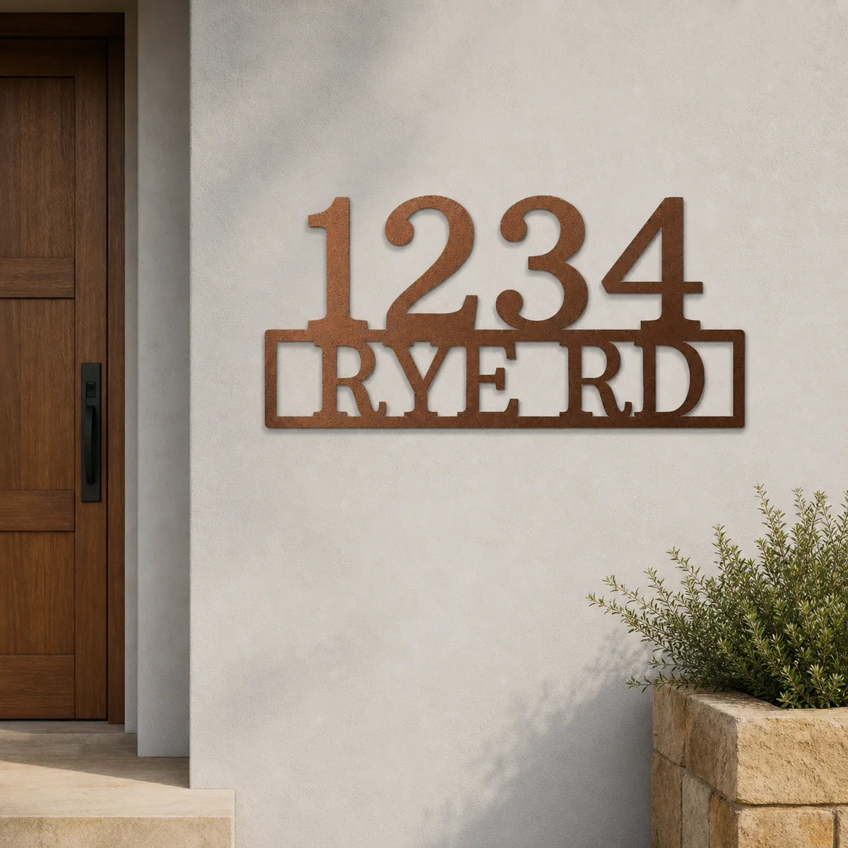 Address Sign | Personalized Steel Wall Art | Made in USA