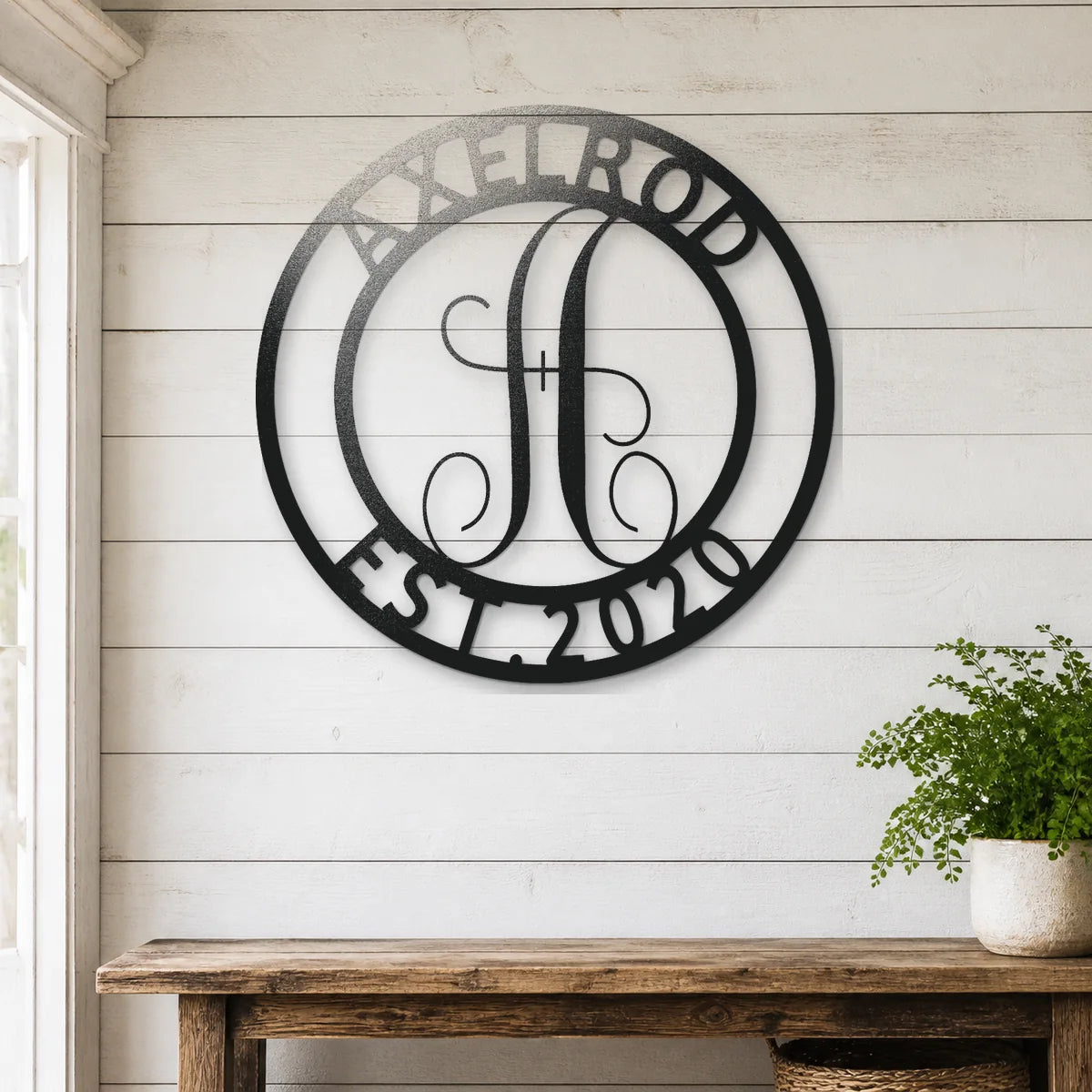 Family Name Sign | Personalized Steel Wall Art | Made in USA