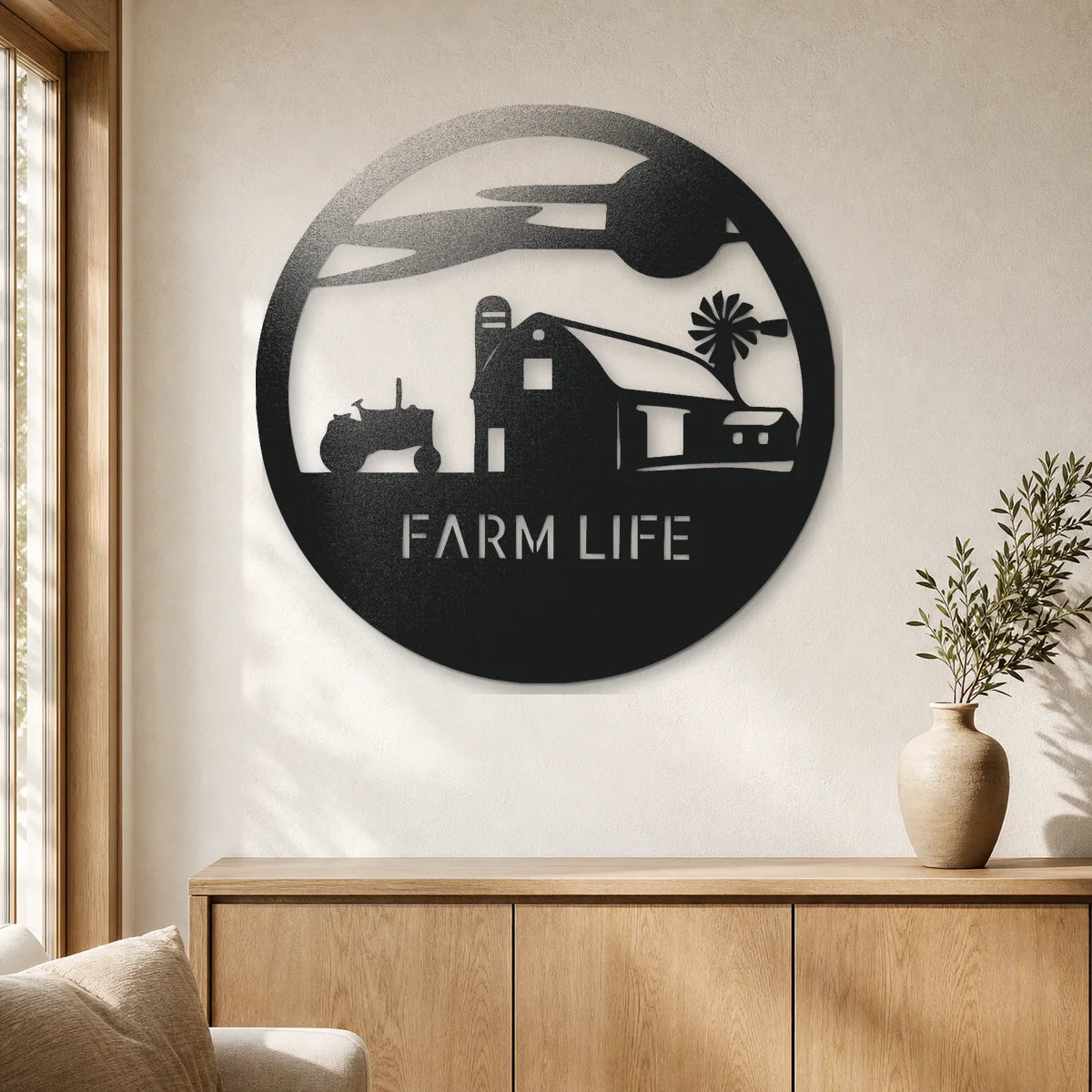 Southern Sky Monogram Sign | Personalized Steel Wall Art | Made in USA