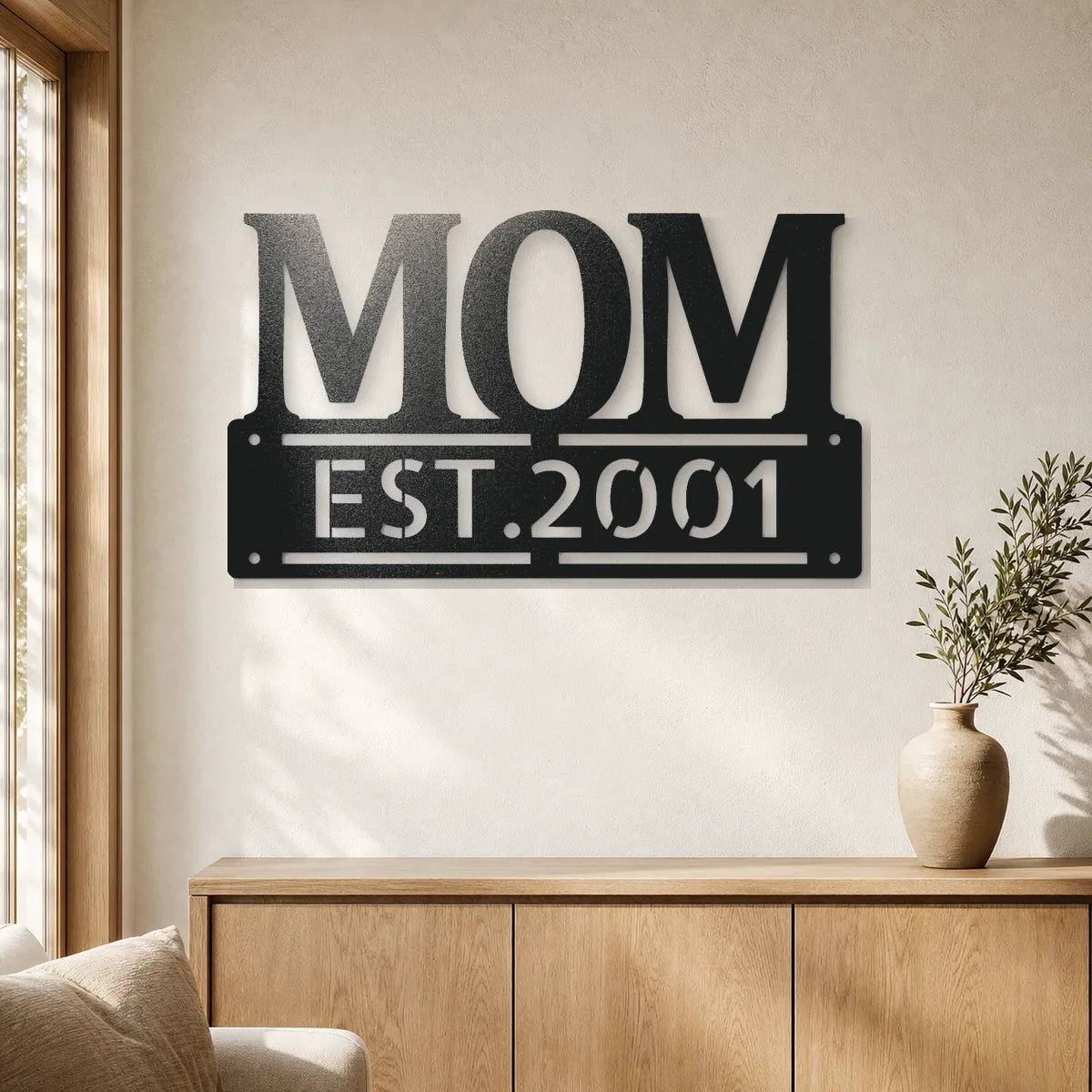 Mother's Day Sign | Personalized Steel Wall Art | Made in USA