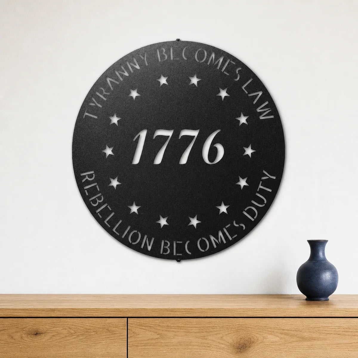 Old School 76 Monogram Sign | Personalized Steel Wall Art | Made in USA