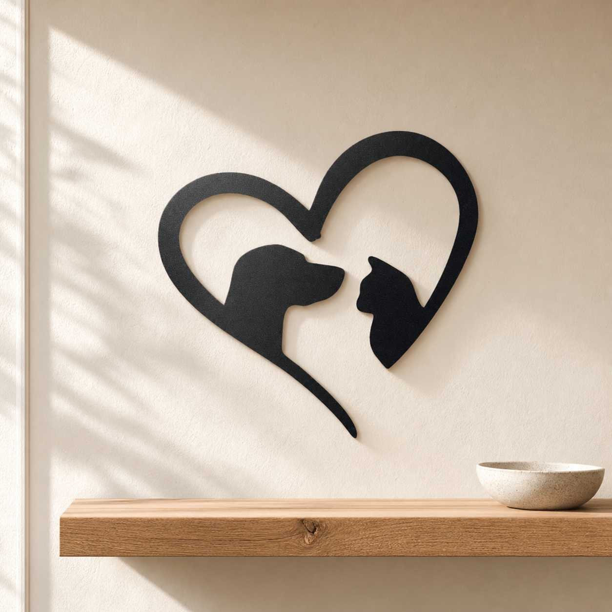 Pet Love Sign | Custom Steel Wall Art | Made in USA