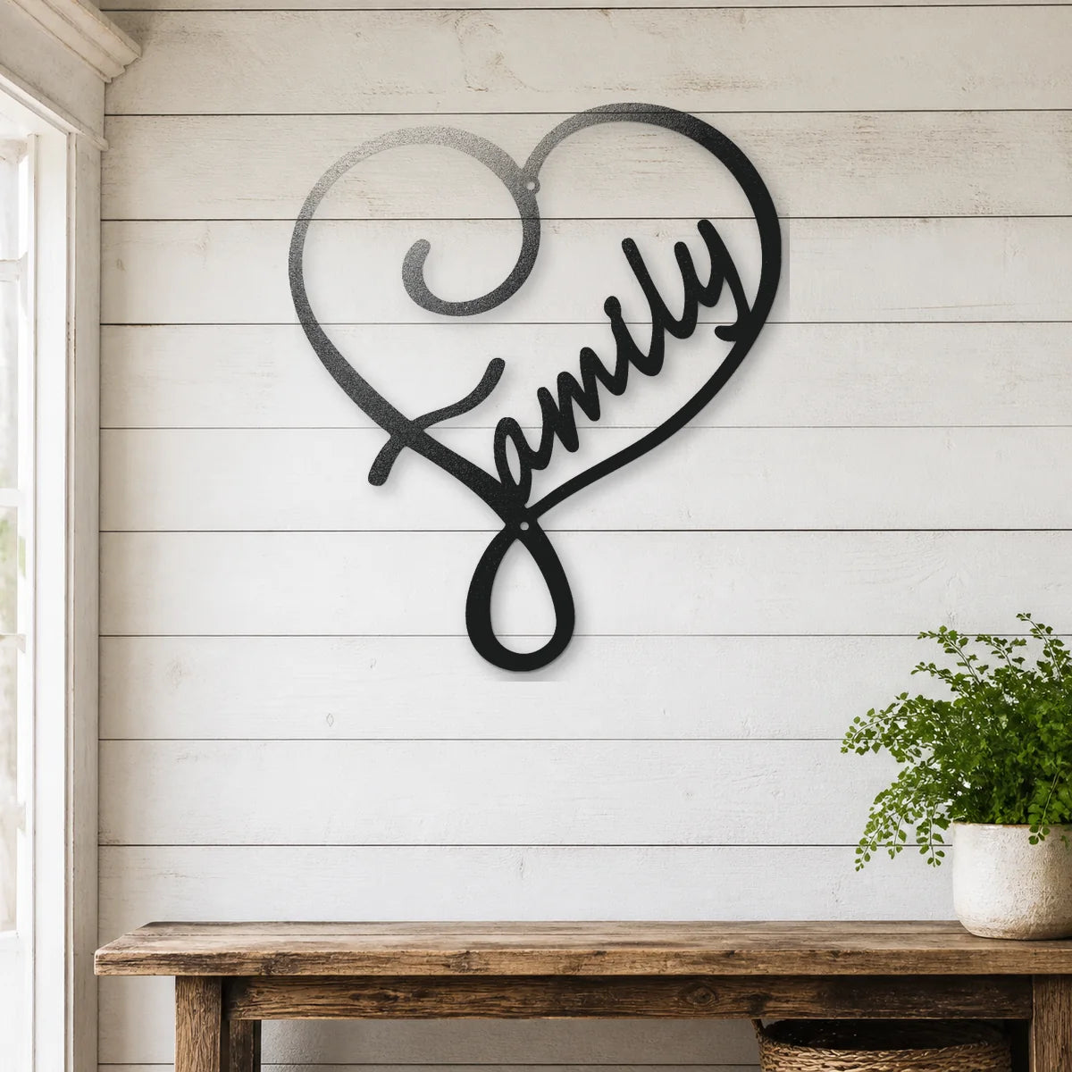 Family Love Sign | Custom Steel Wall Art | Made in USA