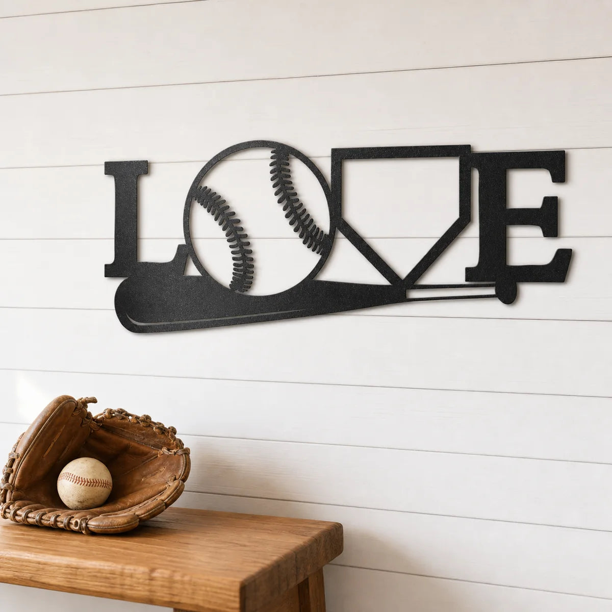 For The Love Of The Game Sign | Custom Steel Wall Art | Made in USA
