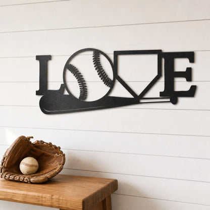 For The Love Of The Game Sign | Custom Steel Wall Art | Made in USA