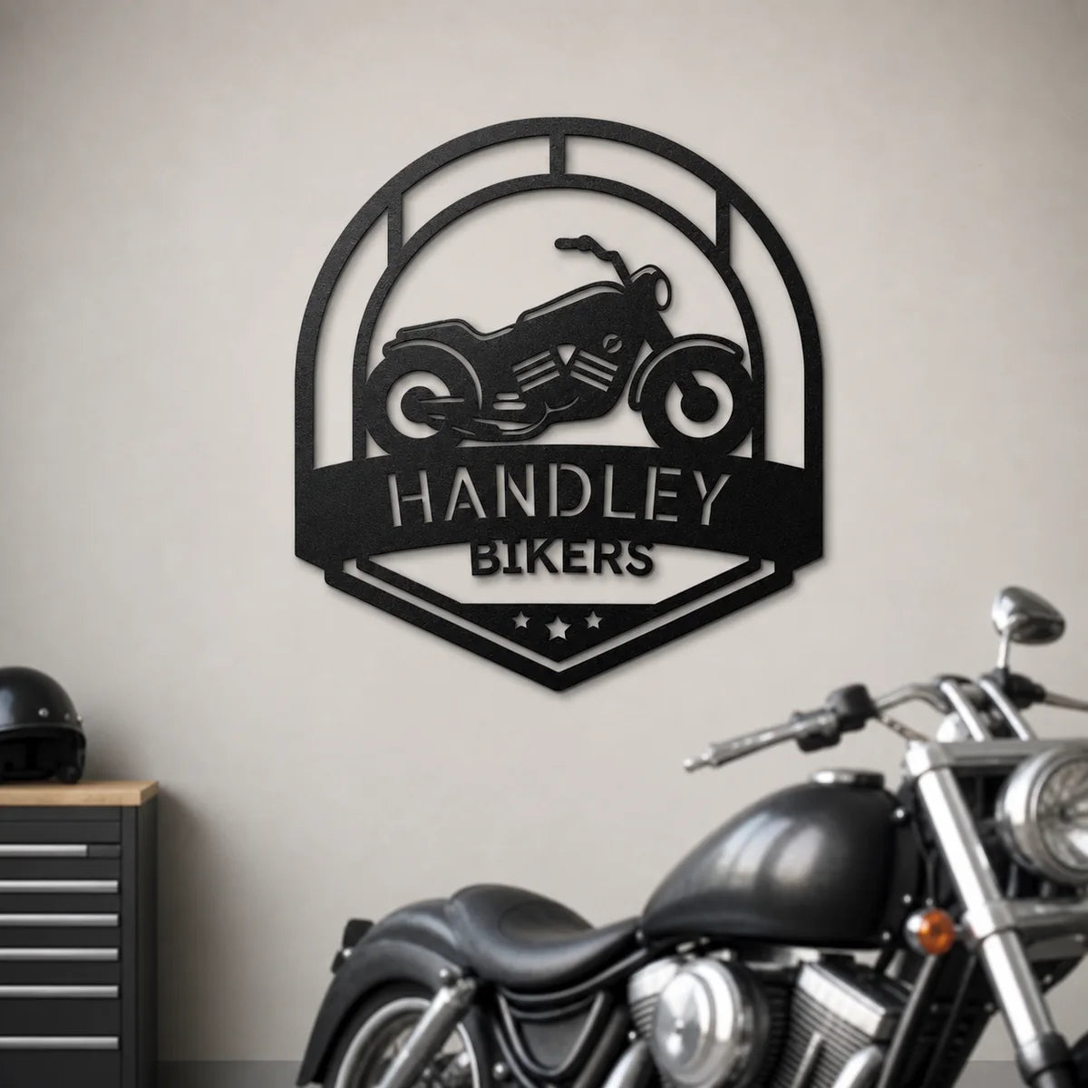 Love to Ride Monogram Sign | Personalized Steel Wall Art | Made in USA