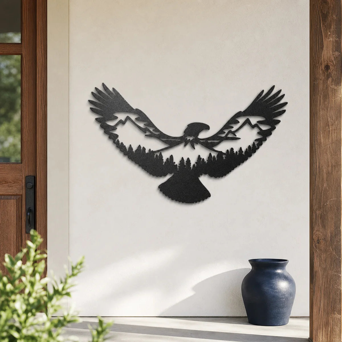 Eagle Scene Metal Art | Custom Steel Wall Art | Made in USA