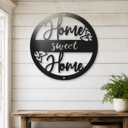 Home Sweet Home Sign | Custom Steel Wall Art | Made in USA
