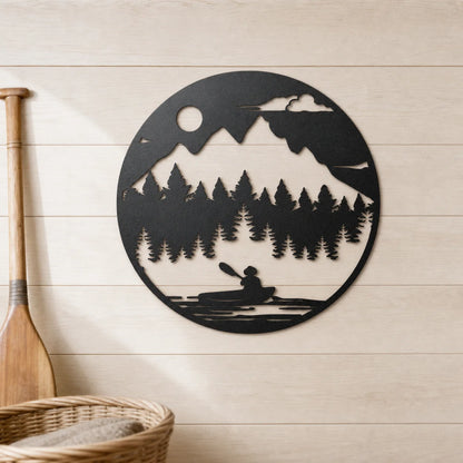 Canoe the Wild Sign | Custom Steel Wall Art | Made in USA