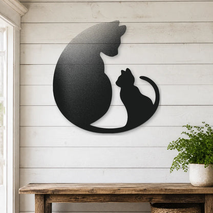 Cat Lover Sign | Custom Steel Wall Art | Made in USA