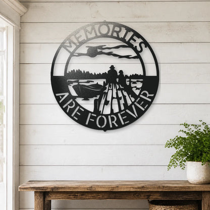 Bonding Family Monogram Sign | Personalized Steel Wall Art | Made in USA