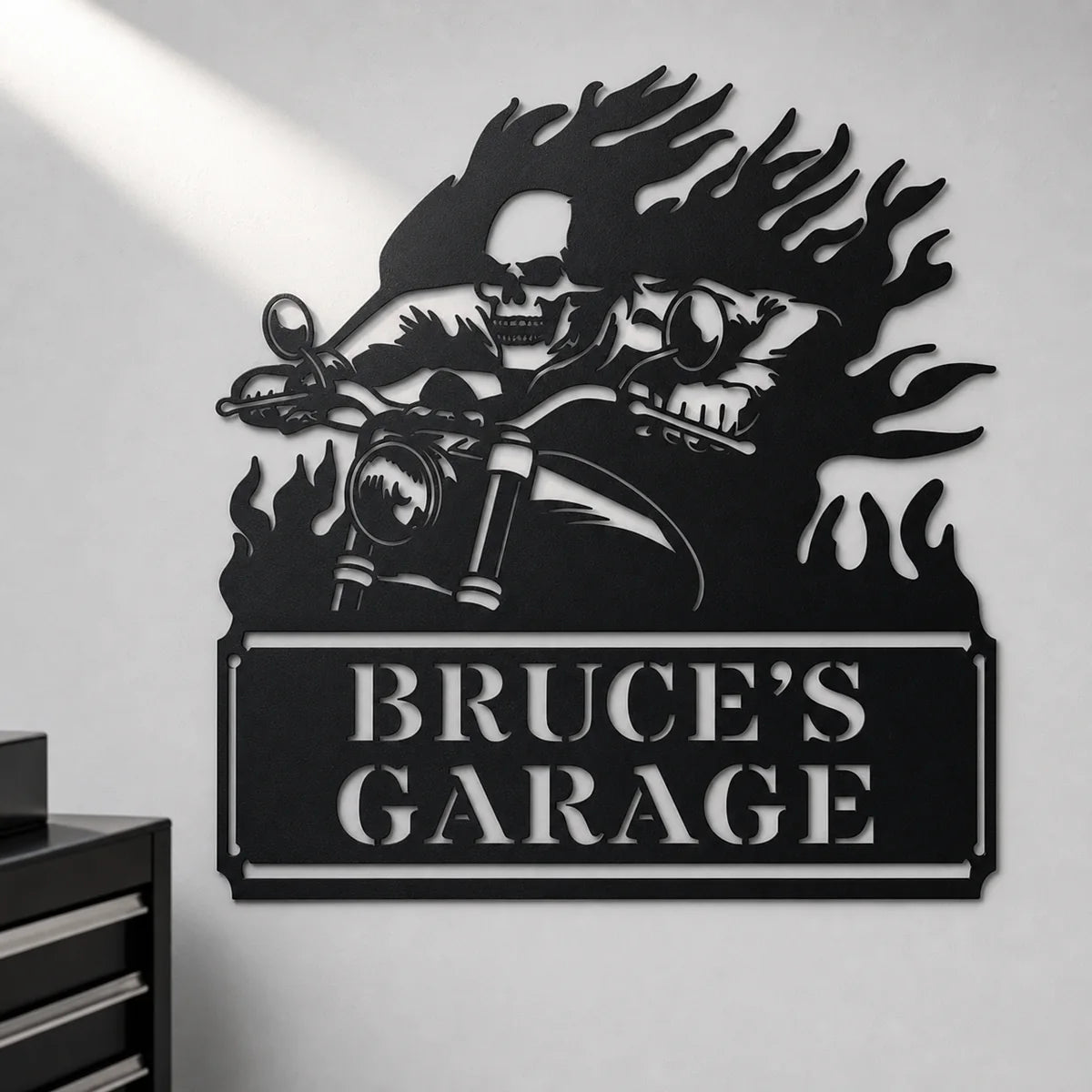 Screaming Demon Sign | Personalized Steel Wall Art | Made in USA