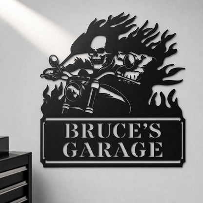 Screaming Demon Sign | Personalized Steel Wall Art | Made in USA