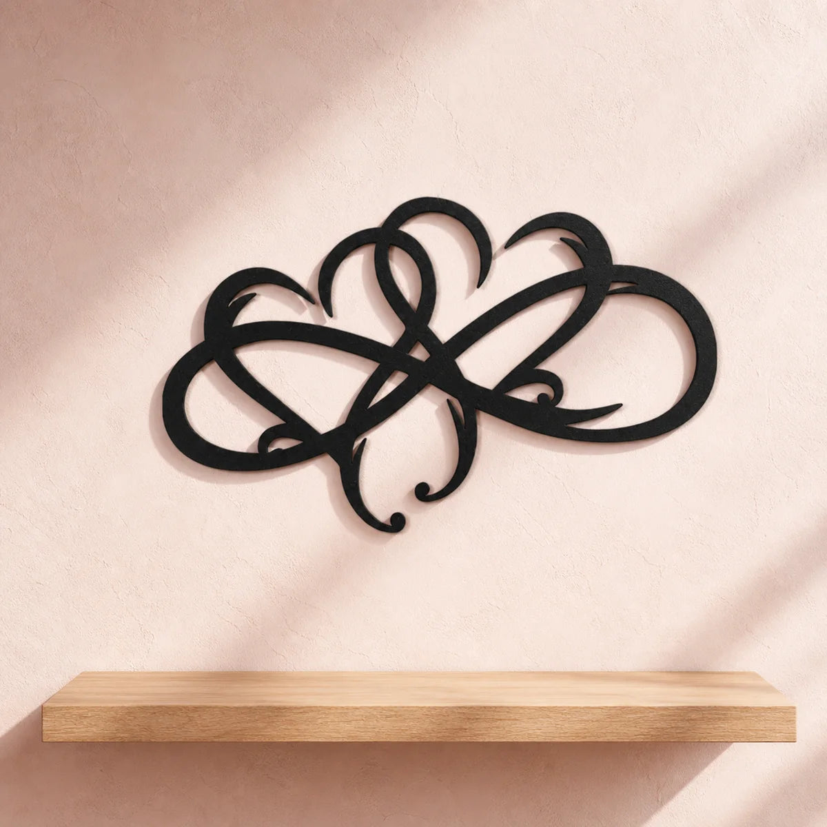 New Infinity Hearts Sign | Custom Steel Wall Art | Made in USA