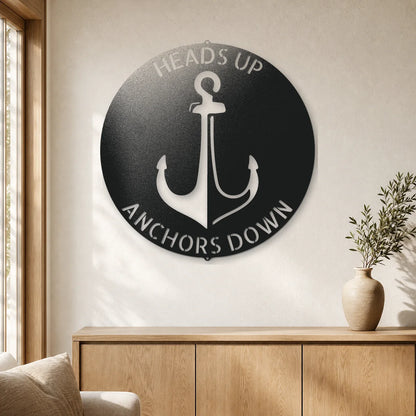 Anchor Plaque | Personalized Steel Wall Art | Made in USA