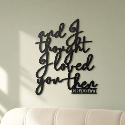 Ever Growing Love Sign | Personalized Steel Wall Art | Made in USA
