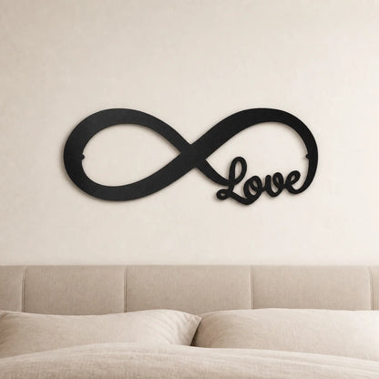 Infinite Love Sign | Custom Steel Wall Art | Made in USA
