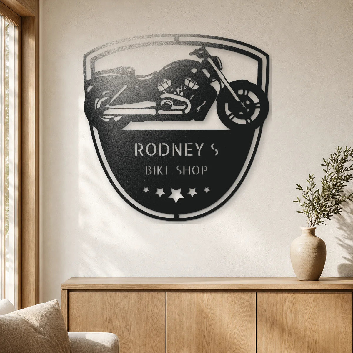 You Get Old When You Stop Riding Monogram Sign | Personalized Steel Wall Art | Made in USA