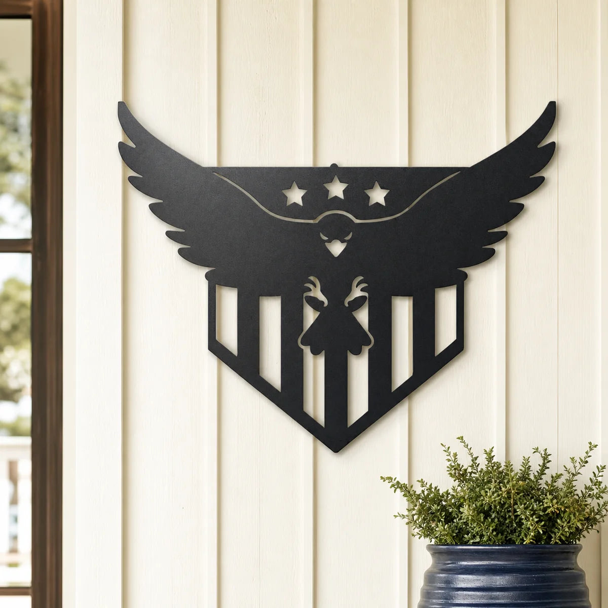 Swooping Eagle Sign | Custom Steel Wall Art | Made in USA