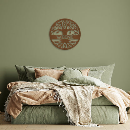 Tree of Life Sign | Personalized Steel Wall Art | Made in USA