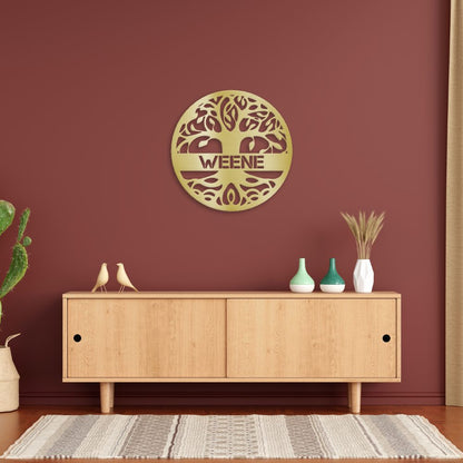 Tree of Life Sign | Personalized Steel Wall Art | Made in USA