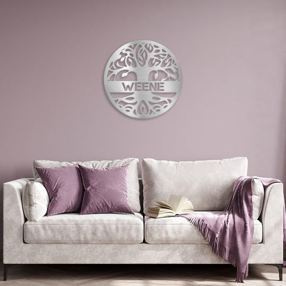 Tree of Life Sign | Personalized Steel Wall Art | Made in USA