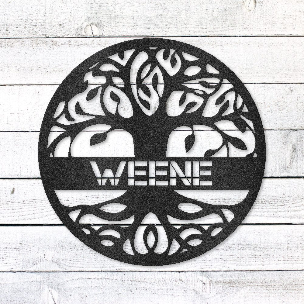Tree of Life Sign | Personalized Steel Wall Art | Made in USA