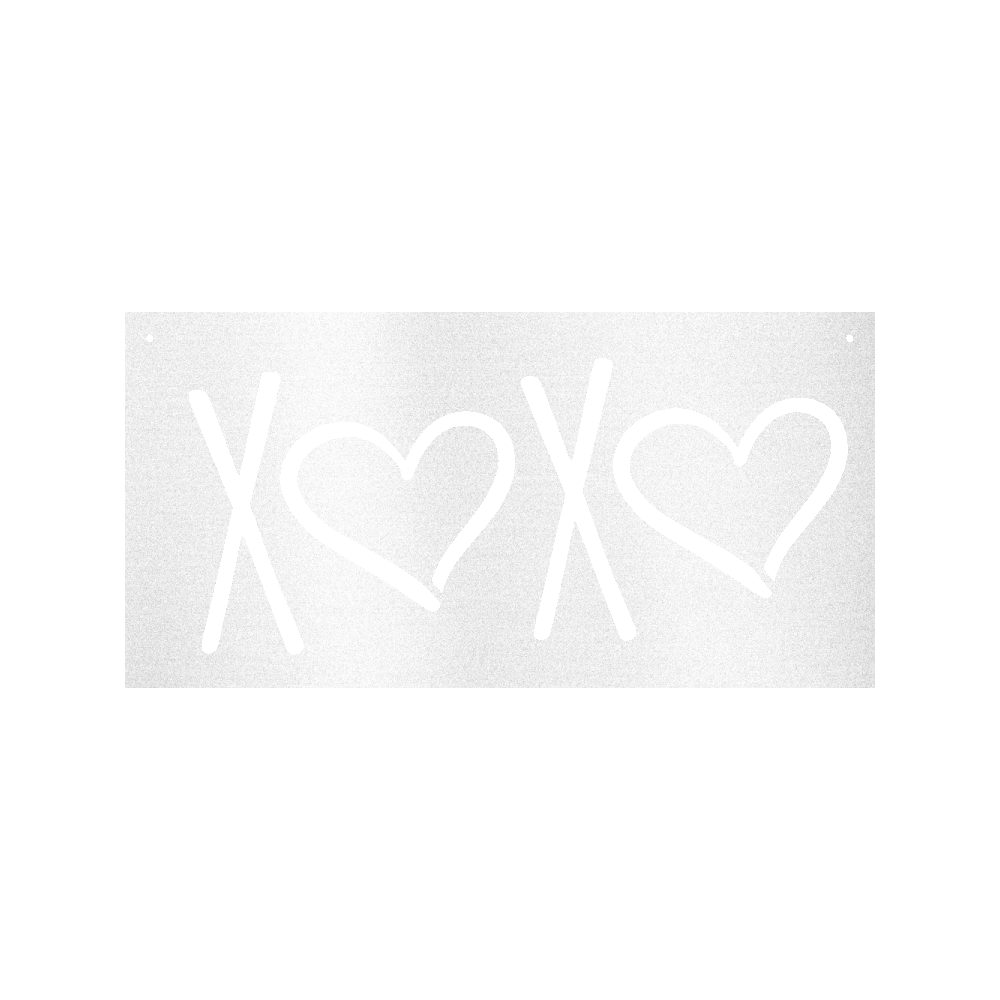 X❤️X❤️ Heart Wall Sign | Romantic Steel Wall Art | Made in USA