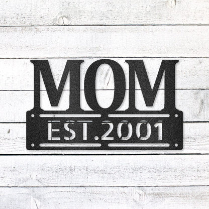 Mother's Day Sign | Personalized Steel Wall Art | Made in USA