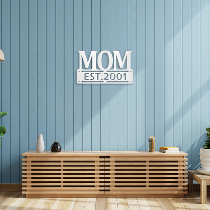 Mother's Day Sign | Personalized Steel Wall Art | Made in USA