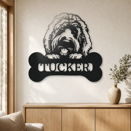 Pick Your Pup Monogram Sign | Personalized Steel Wall Art | Made in USA