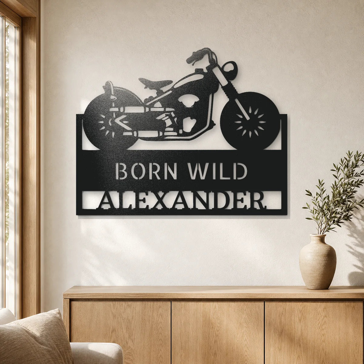 On Any Sunday Monogram Sign | Personalized Steel Wall Art | Made in USA