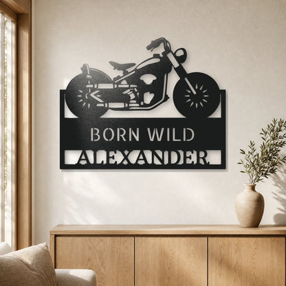 On Any Sunday Monogram Sign | Personalized Steel Wall Art | Made in USA