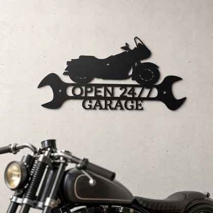 Cruiser Shop Monogram Sign | Personalized Steel Wall Art | Made in USA