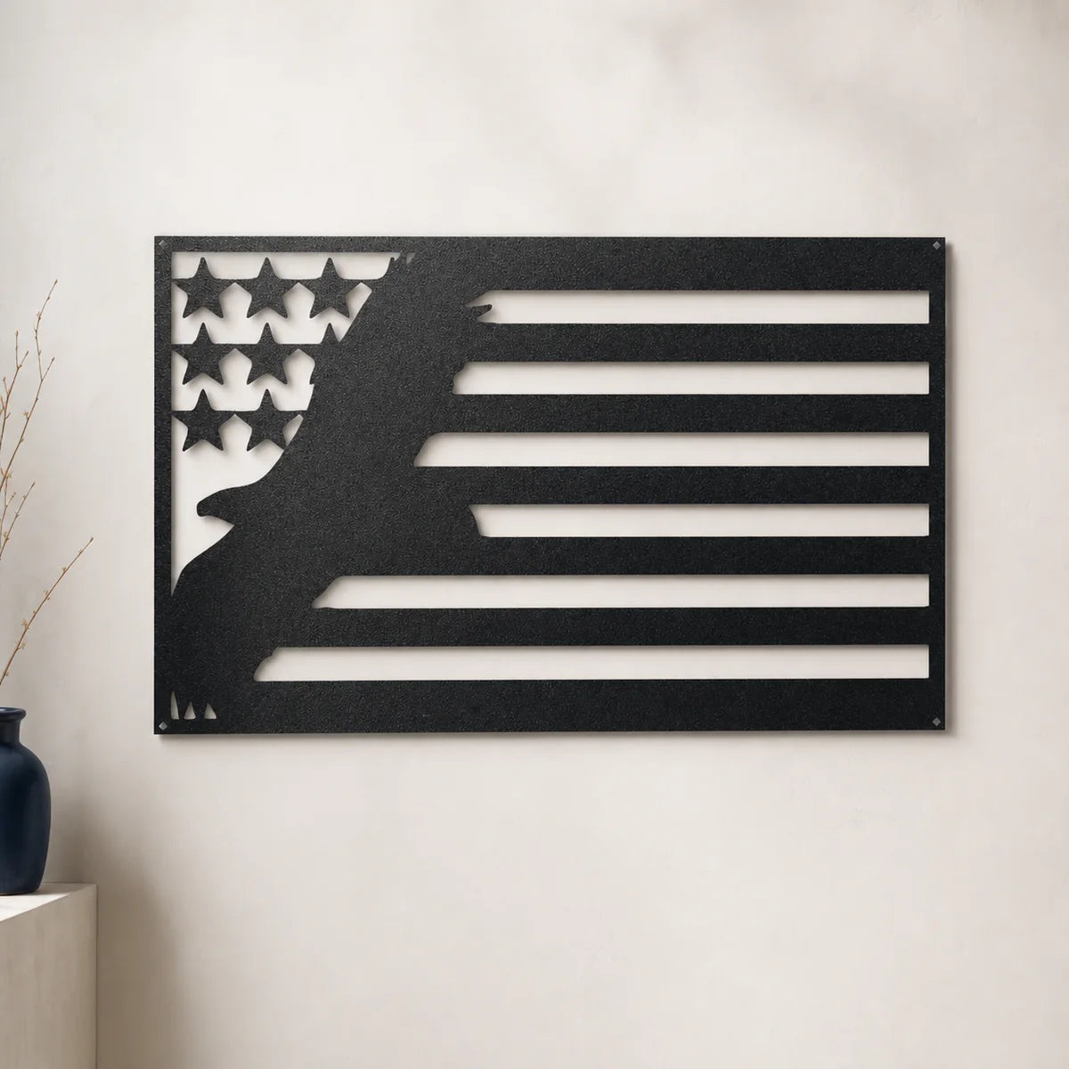 USA Eagle Sign | Custom Steel Wall Art | Made in USA