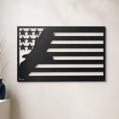 USA Eagle Sign | Custom Steel Wall Art | Made in USA