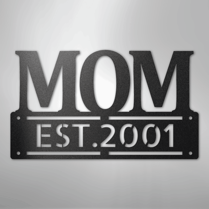 Mother's Day Sign | Personalized Steel Wall Art | Made in USA