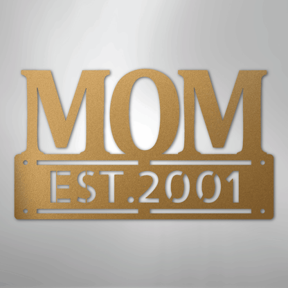 Mother's Day Sign | Personalized Steel Wall Art | Made in USA