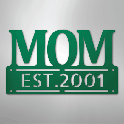 Mother's Day Sign | Personalized Steel Wall Art | Made in USA