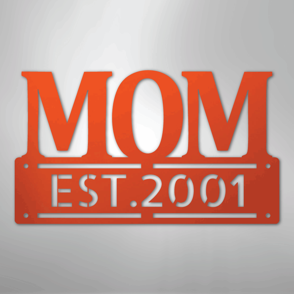 Mother's Day Sign | Personalized Steel Wall Art | Made in USA