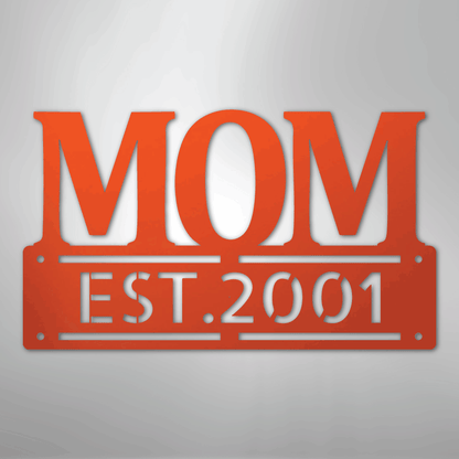 Mother's Day Sign | Personalized Steel Wall Art | Made in USA