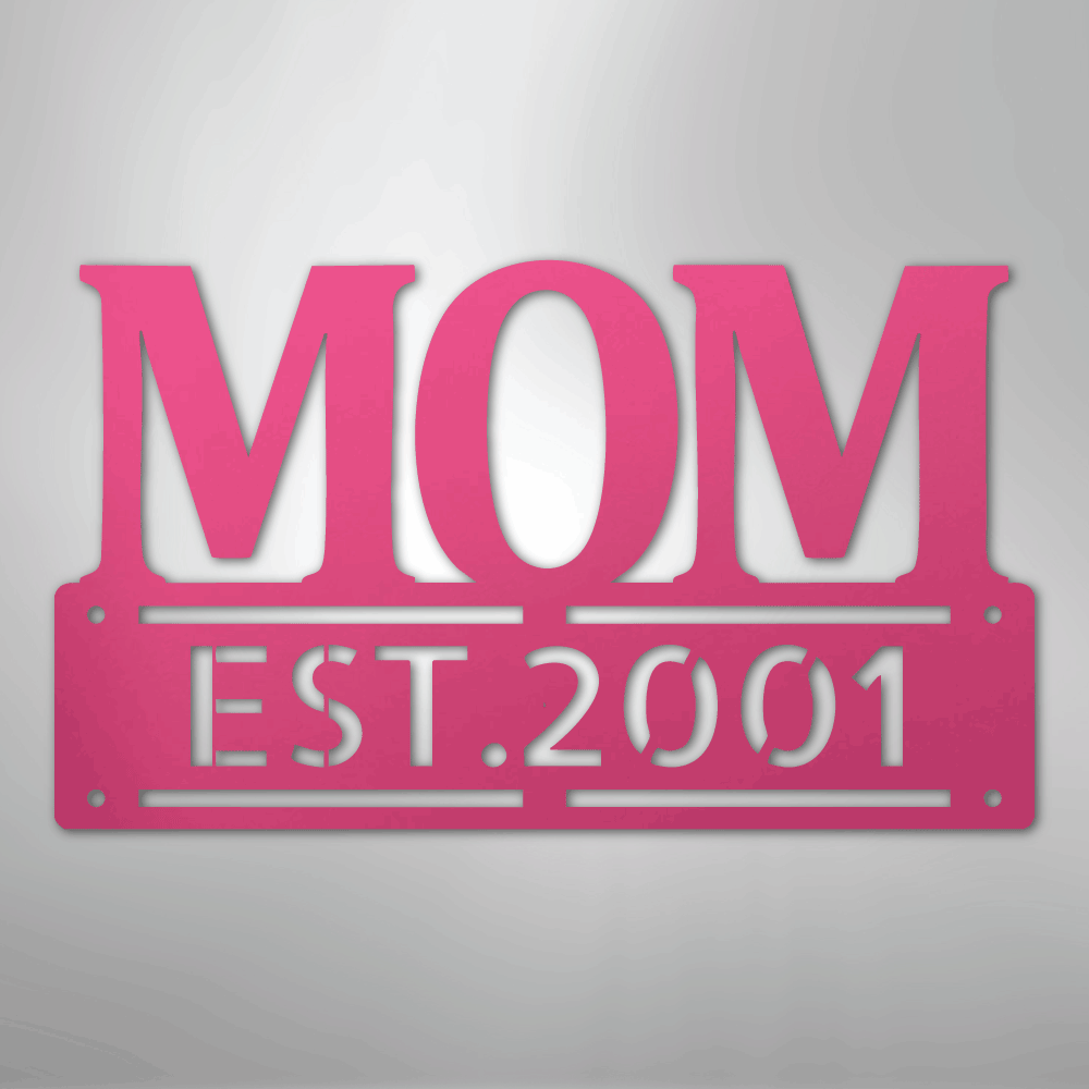 Mother's Day Sign | Personalized Steel Wall Art | Made in USA