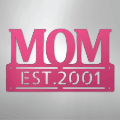 Mother's Day Sign | Personalized Steel Wall Art | Made in USA