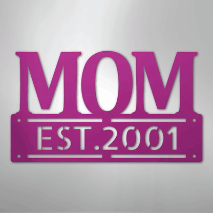 Mother's Day Sign | Personalized Steel Wall Art | Made in USA