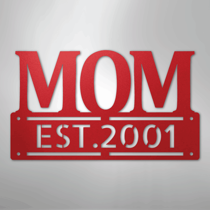 Mother's Day Sign | Personalized Steel Wall Art | Made in USA