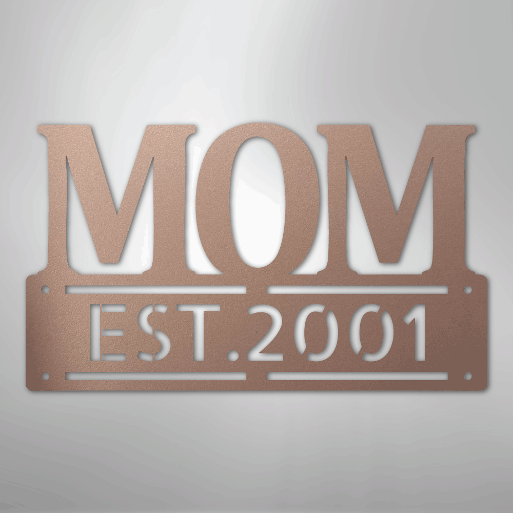 Mother's Day Sign | Personalized Steel Wall Art | Made in USA
