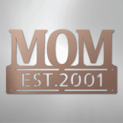 Mother's Day Sign | Personalized Steel Wall Art | Made in USA