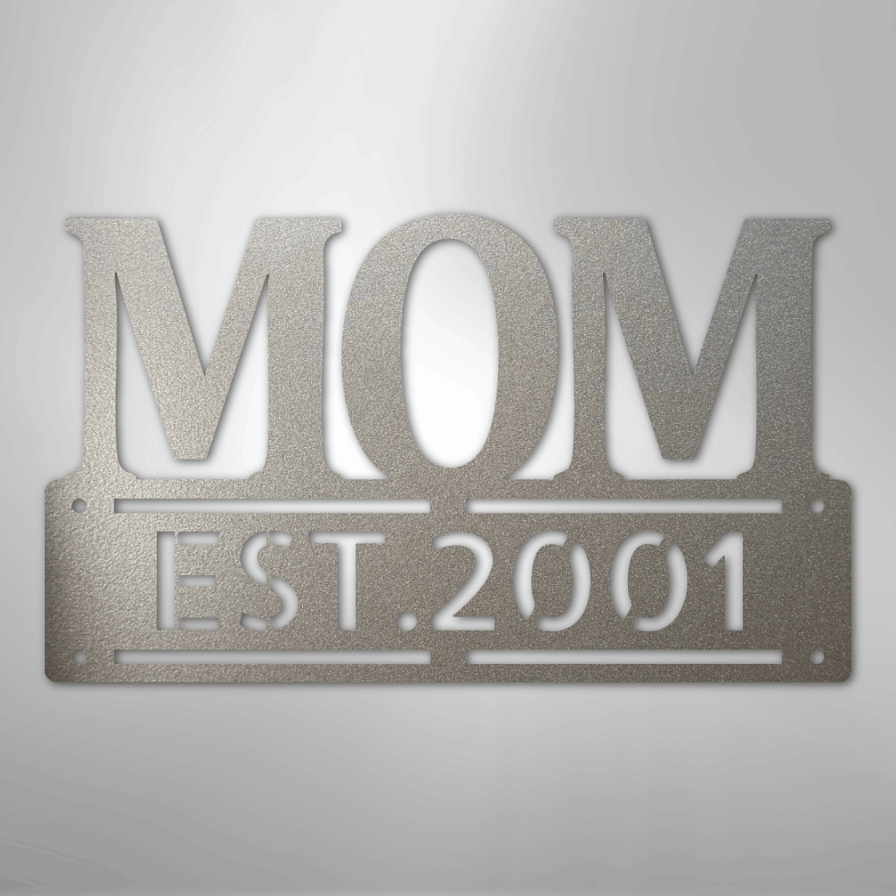 Mother's Day Sign | Personalized Steel Wall Art | Made in USA